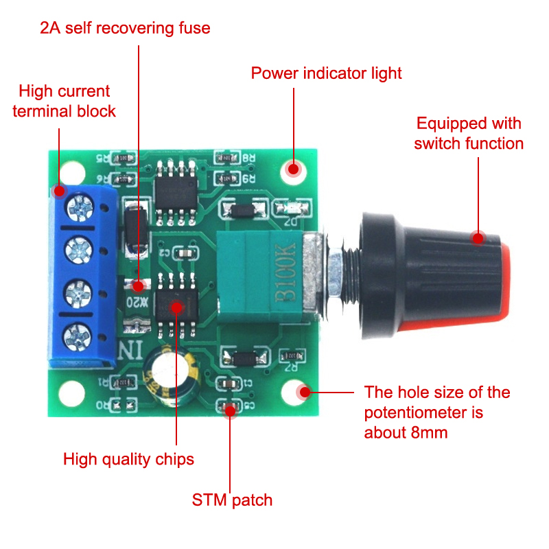 1Pcs Adjustable Speed DC Motor - огляд і ціна Home Improvement Usa