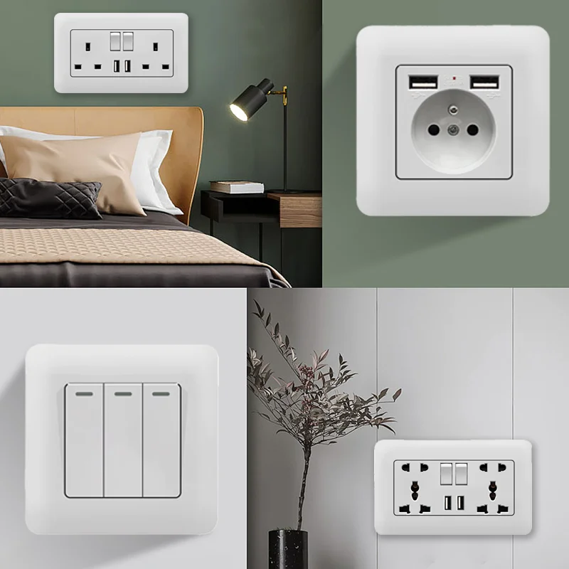 EU Russian White Wall Switch O - огляд і ціна Home Improvement Outlet